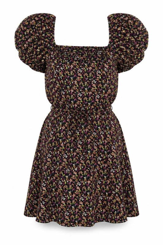 Front view of French Connection Women's Floral Short Dress -, size 6
