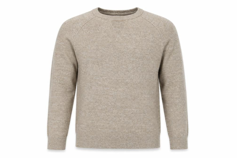 Gap Beige Men's Medium Pullover Jumper, Classic Knit