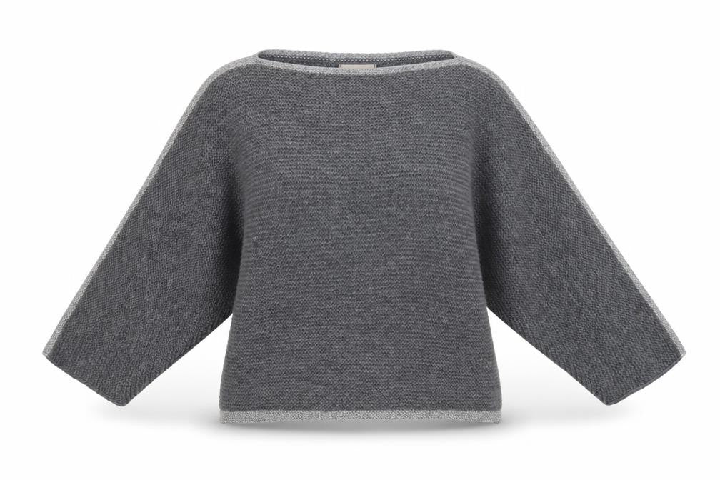 Carina Ricci Women's Grey Pullover Jumper Size S