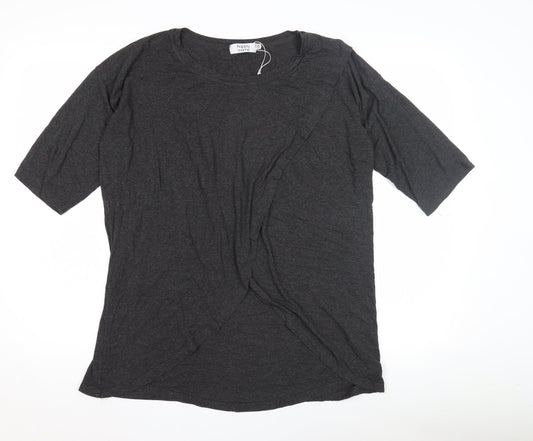 Happy Mama Women's Black Maternity T-Shirt Size 18