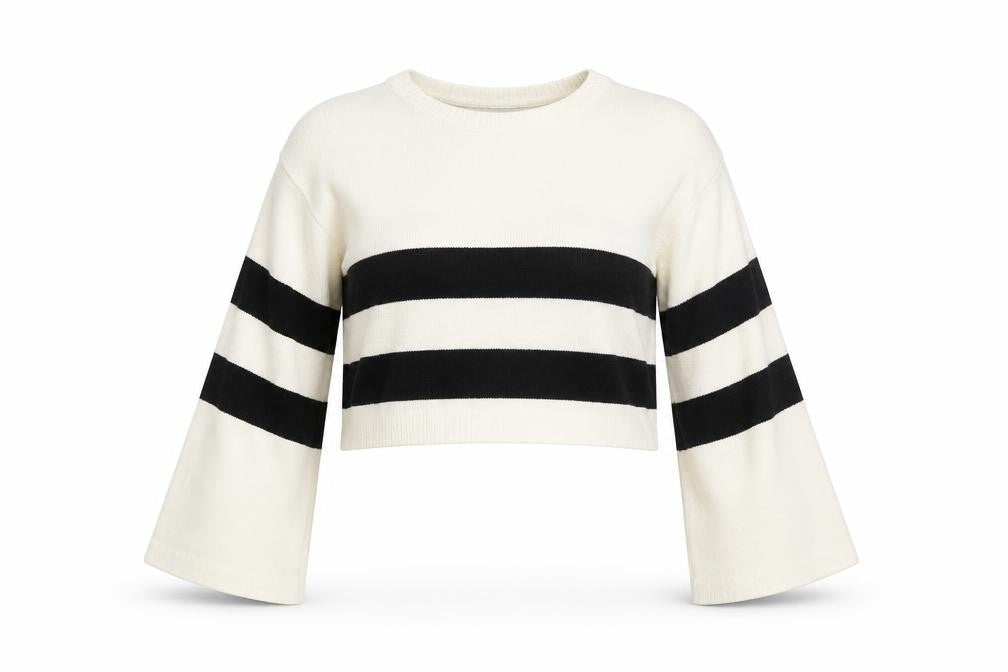 boohoo Women's Striped Pullover Jumper, Size UK 10