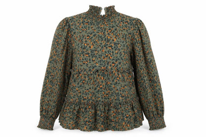 Front view of Desigual Women's Multicoloured Animal Print Tunic