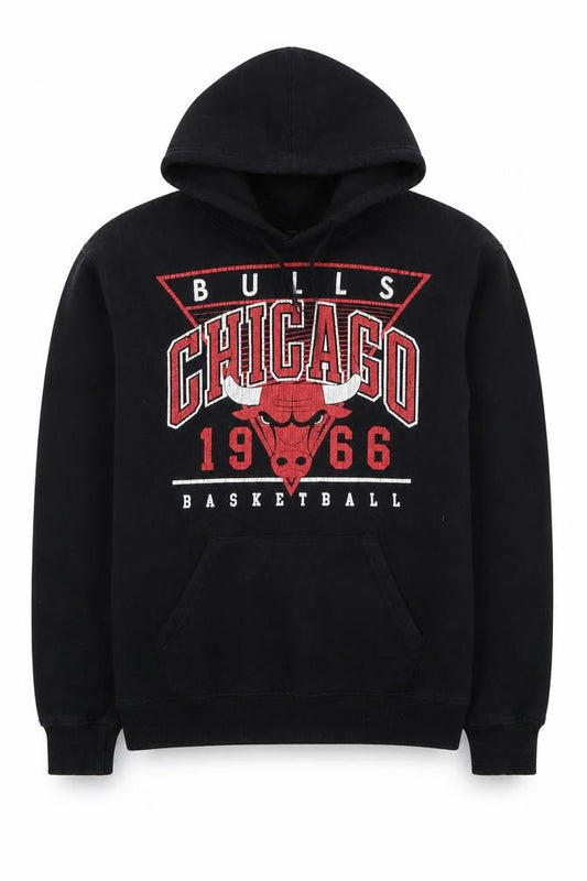 UNK Men's Black Pullover Hoodie S - Basketball Graphic