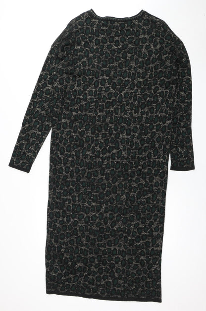 Back view of Principles Women's Black Knee Length Sheath Dress, size 12