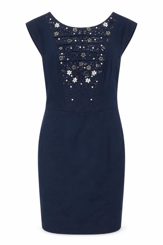French Connection Women's Blue Sequin Dress Size 6