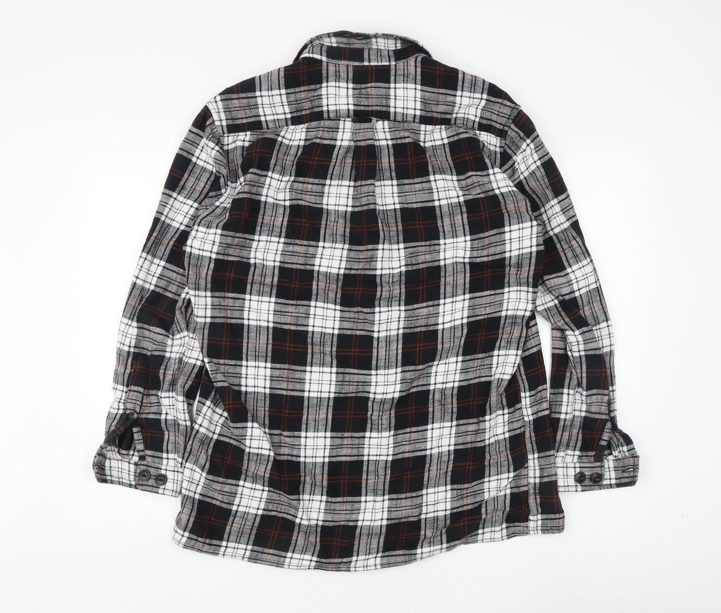 ASOS Women's Plaid Flannel Button-Up Shirt S