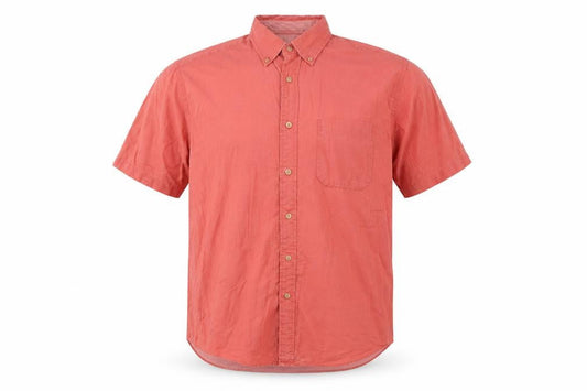 Guise Men's Red Short Sleeve Button-Up Shirt
