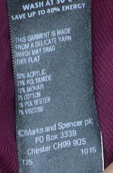 Marks and Spencer Women's Red Pullover Jumper Size 10