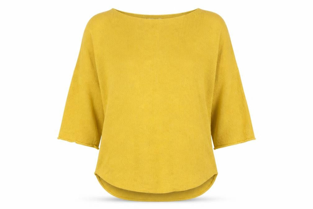 Isabella D. Women's Yellow Pullover Jumper XL