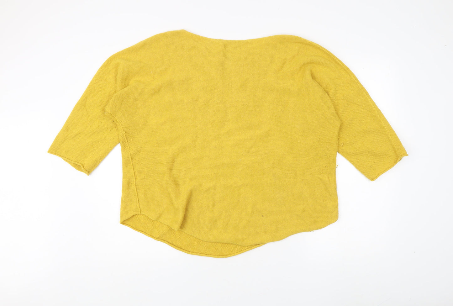 Isabella D. Women's Yellow Pullover Jumper XL
