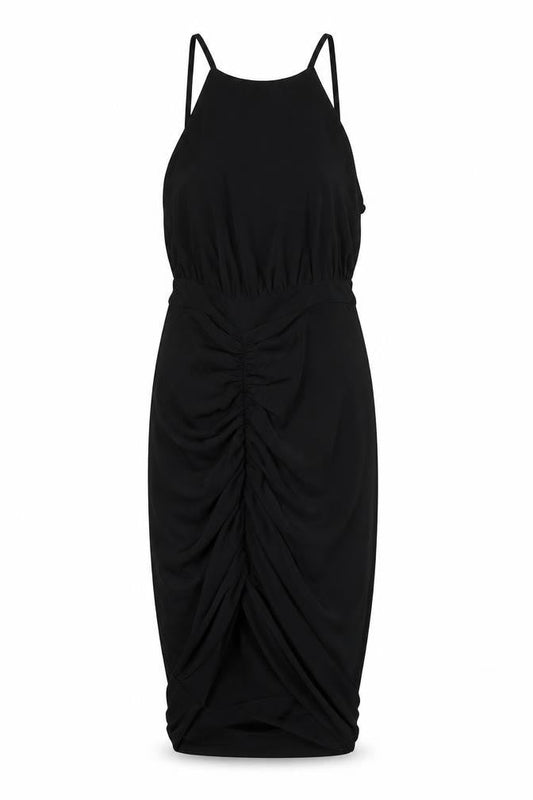 PRETTYLITTLETHING Women's Black Bodycon Dress Size 10