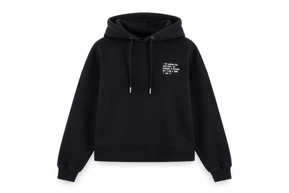 Zara Black Women's Pullover Hoodie M