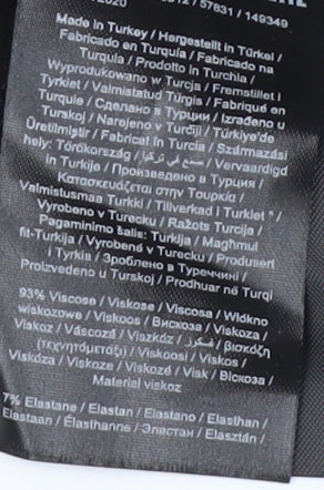 Close-up detail of Only Women's Black Floral V-Neck Blouse - S