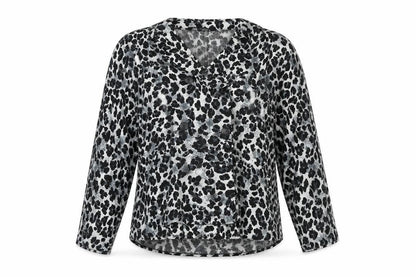 Zara Women's Multicoloured Animal Print Blouse M