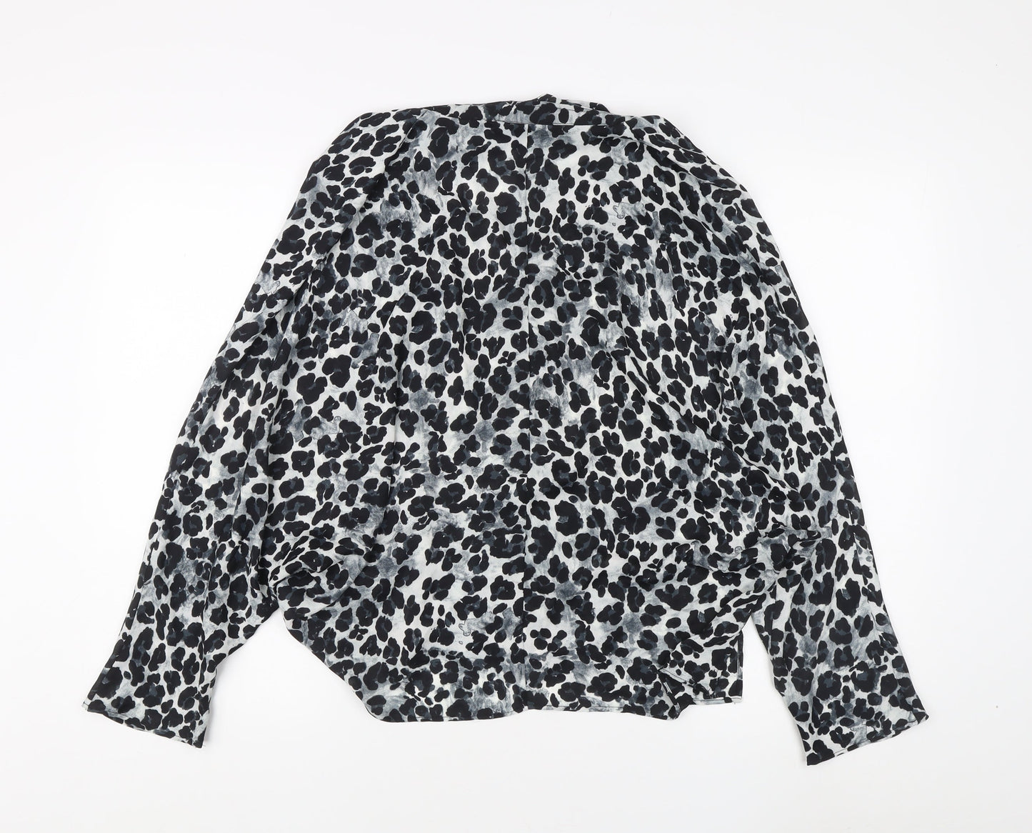 Zara Women's Multicoloured Animal Print Blouse M