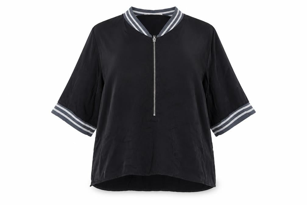 Yaya Women Black Blouse, Size 14, Relaxed Casual