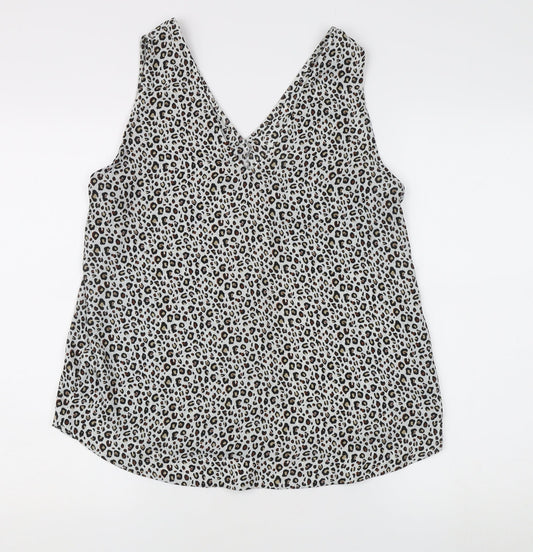 Marks and Spencer Women's Multicoloured Animal Print Tank