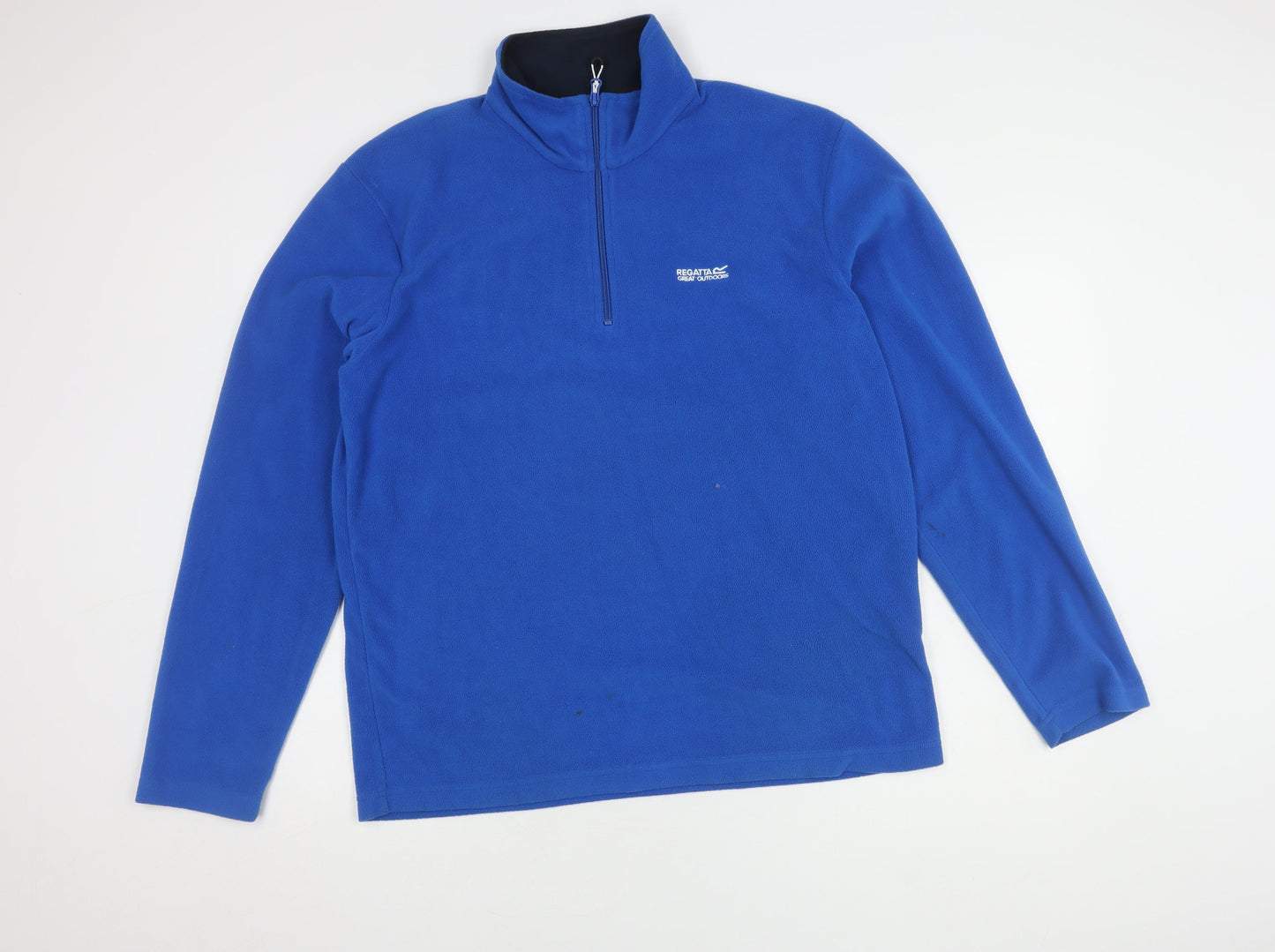 Regatta Men's Blue Fleece 1/4 Zip Sweatshirt L