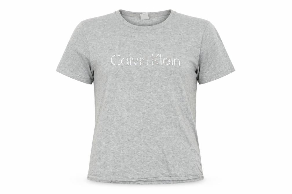 Calvin Klein Women's Grey M Basic T-Shirt