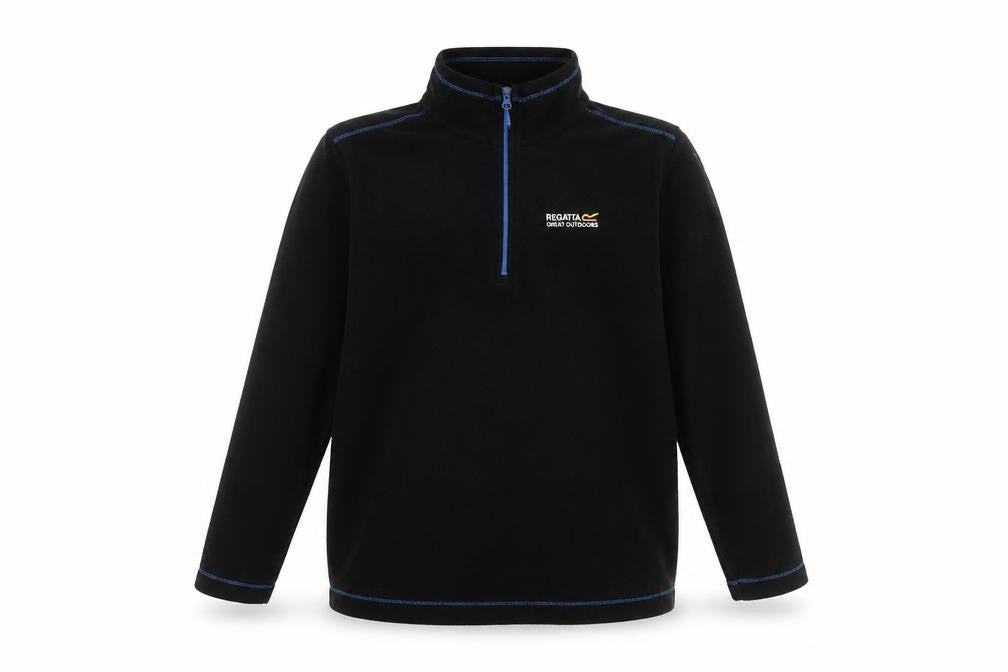 Regatta Boys Black Zip Sweatshirt 11 Years
