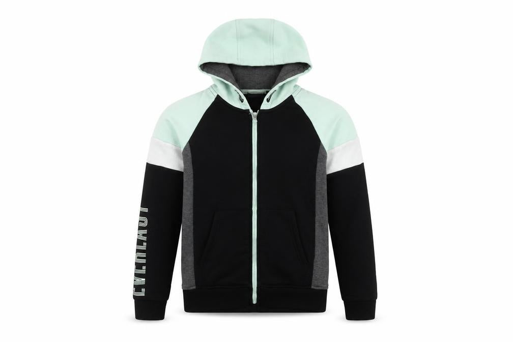 Everlast Boys' Black Colourblock Jacket 11-12Y Full Zip Hood