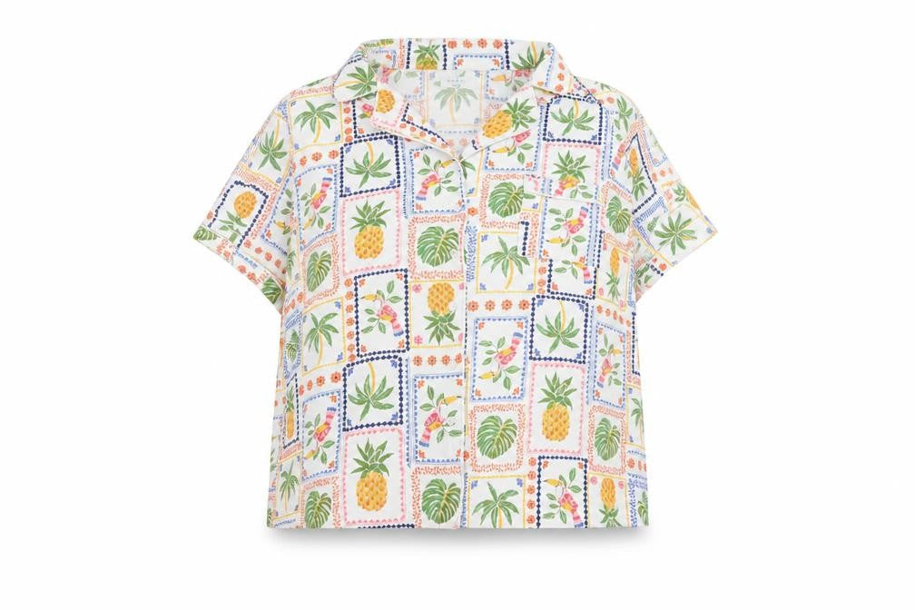 Simply Be Women's Tropical Pyjama Top Size 24/26