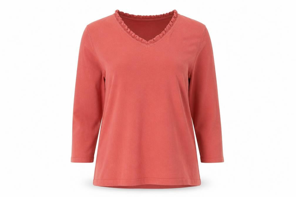 Eastex Women's Pink V-Neck Pullover Jumper Size 16