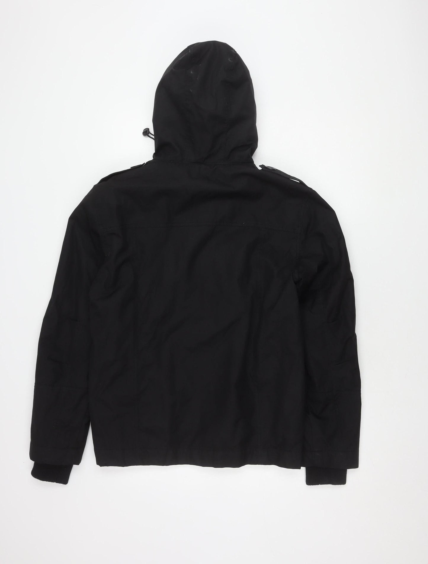 McKenzie Men's Black S Jacket Hooded Polyester Casual