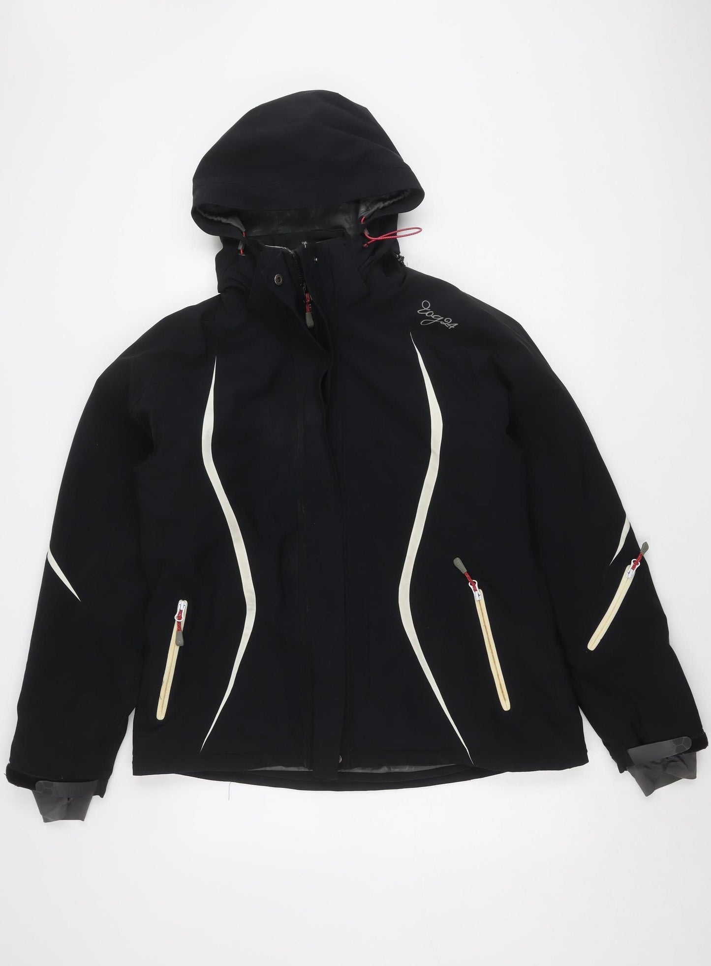 TOG24 Women's Black Nylon Jacket Size 14
