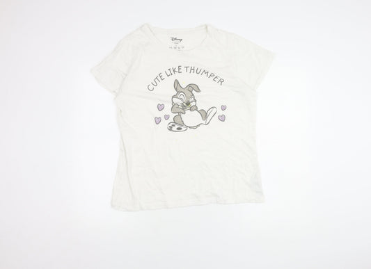 Primark Disney Women's White Thumper Nightshirt L