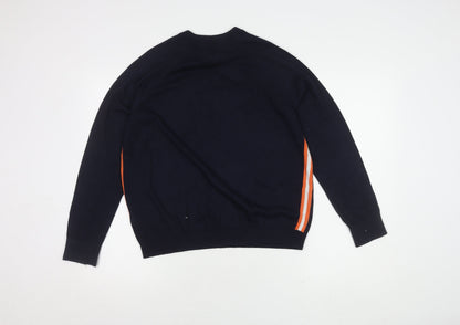 Back view of Crew Clothing Women's Blue jumper M