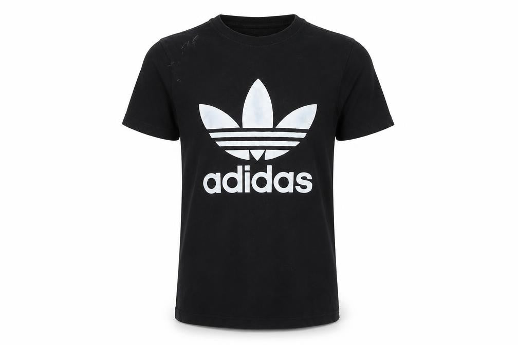 Adidas Men's Black Graphic Print T-Shirt, Size S