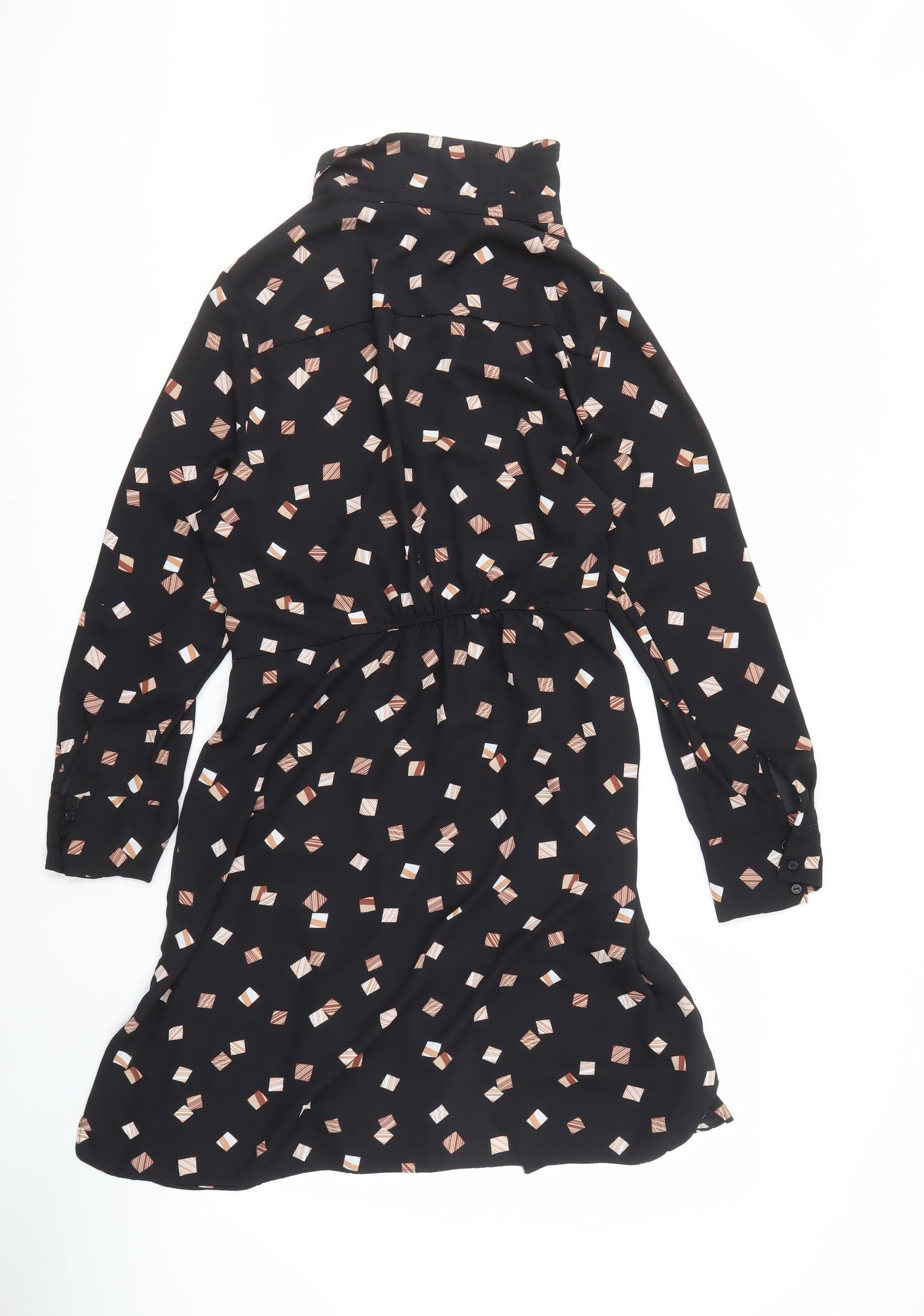 Principles Women's Black Geometric Dress, Size 18