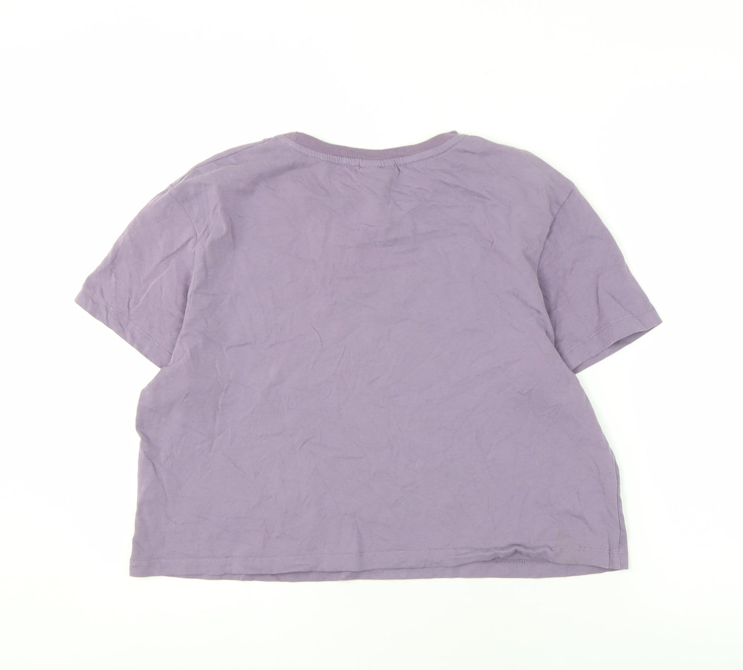 MP Women's Purple L Basic T-Shirt Casual Wear