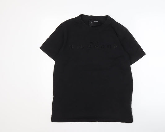 John Richmond Men's Black Crew Neck T-Shirt Size S