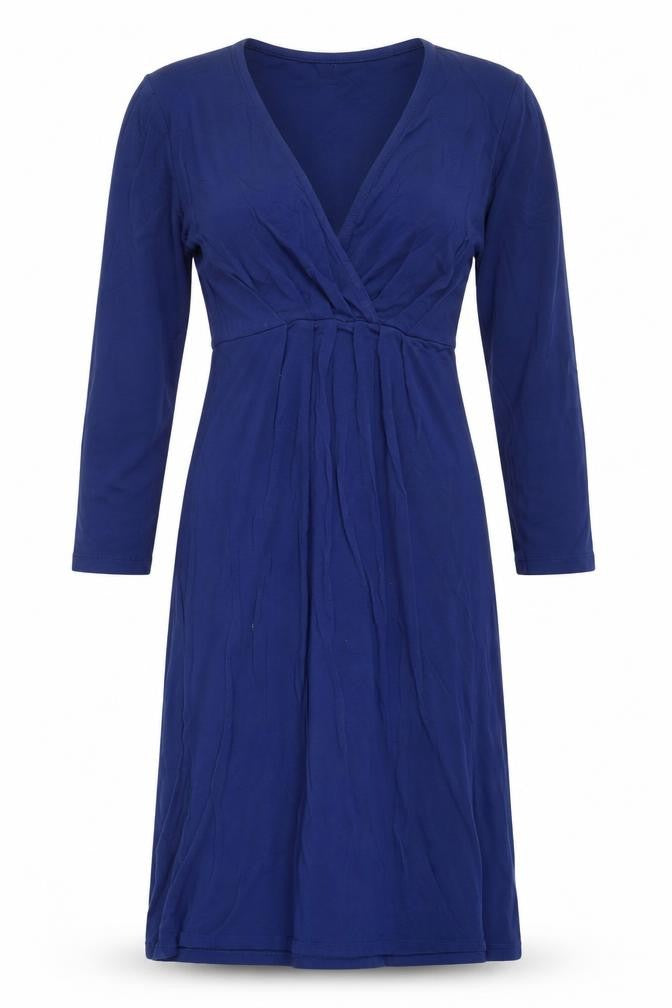 Boden Women's Blue Long Sleeve Midi Dress