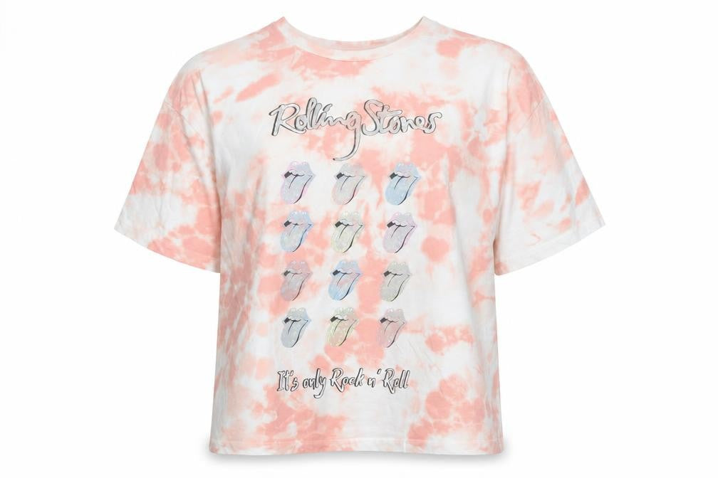 The Rolling Stones Tie Dye T-Shirt, Unisex, Size 22, Graphic Print