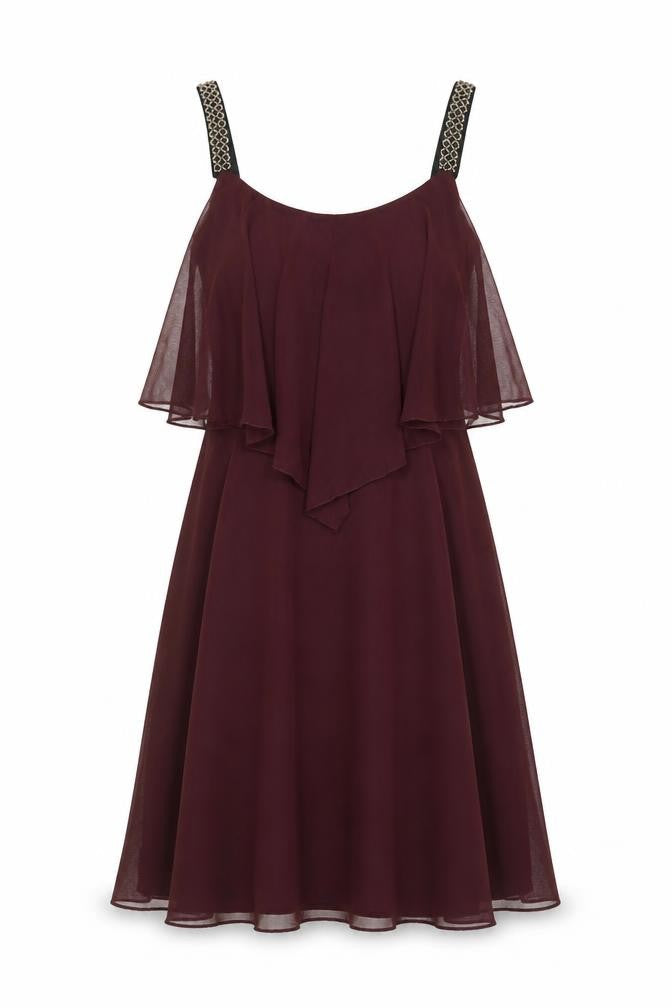 New Look Women's Purple Sleeveless Strappy Dress