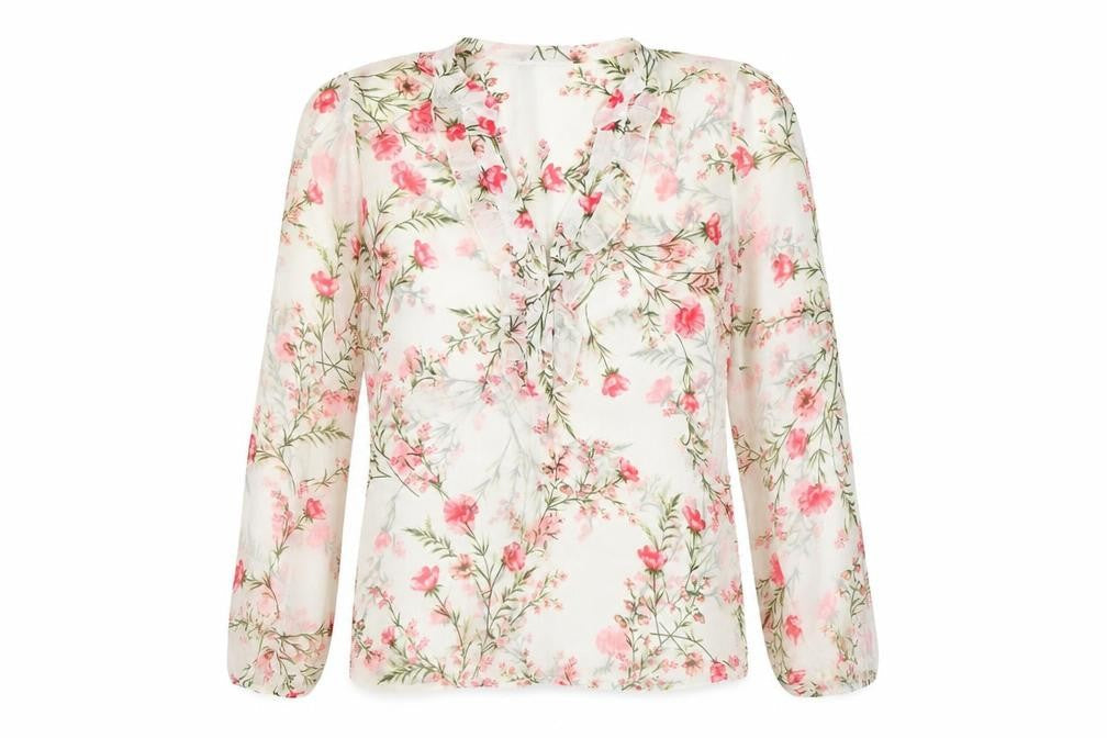 Style Chart Women's Multicoloured Floral Blouse Size 8