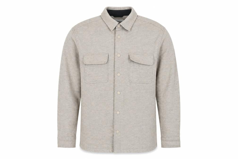 Marks & Spencer Men's Beige Jacket - M, Mid-Length, Casual