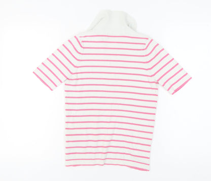 Marks & Spencer Women's Multicoloured Striped Polo - Size S