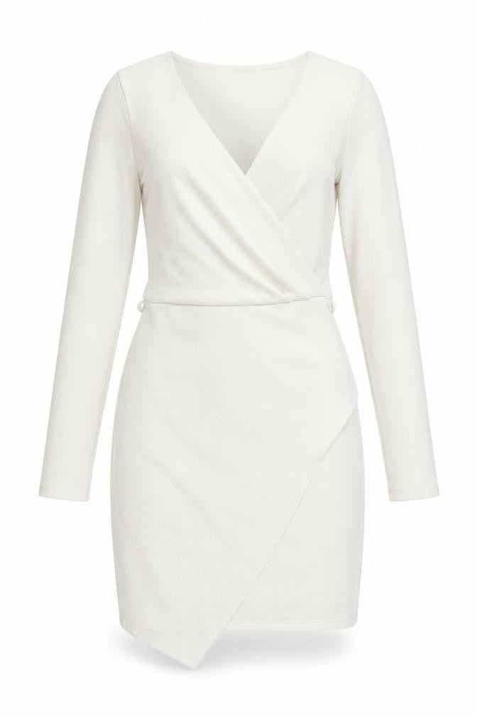 Miss Selfridge Women's White Wrap Dress Size 4