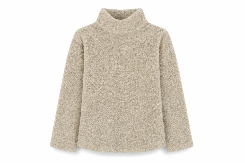 Principles Women Beige Sweatshirt Size 14 High Neck Autumn