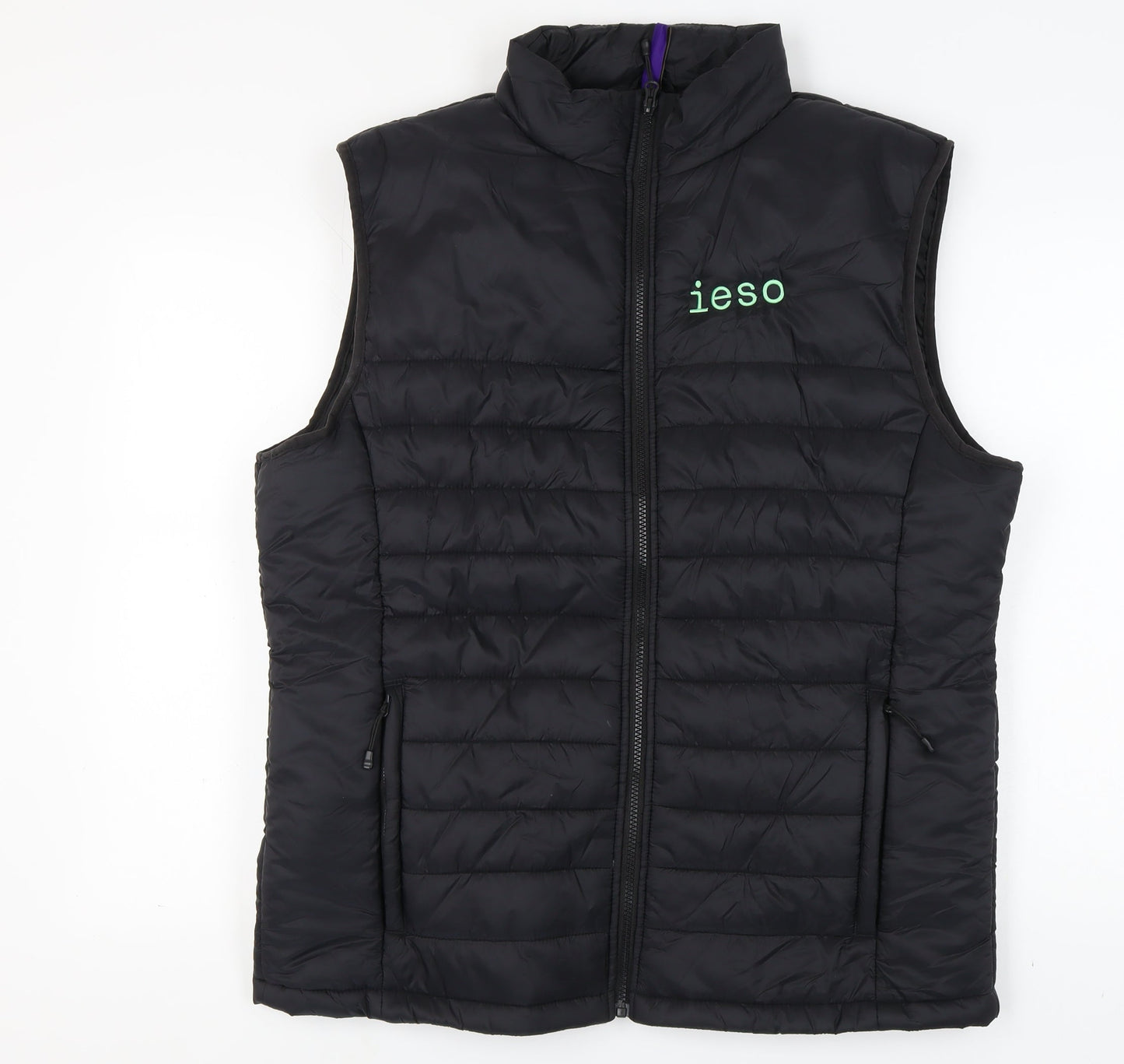Henbury Men's Black XL Puffer Waistcoat