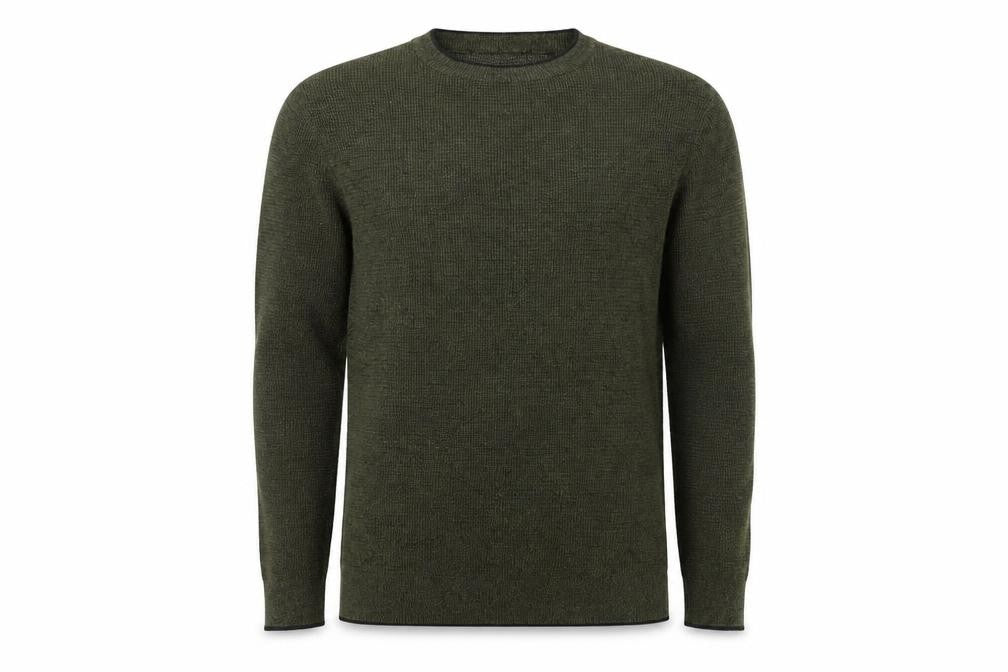 C&A Men's Green Pullover Jumper Medium