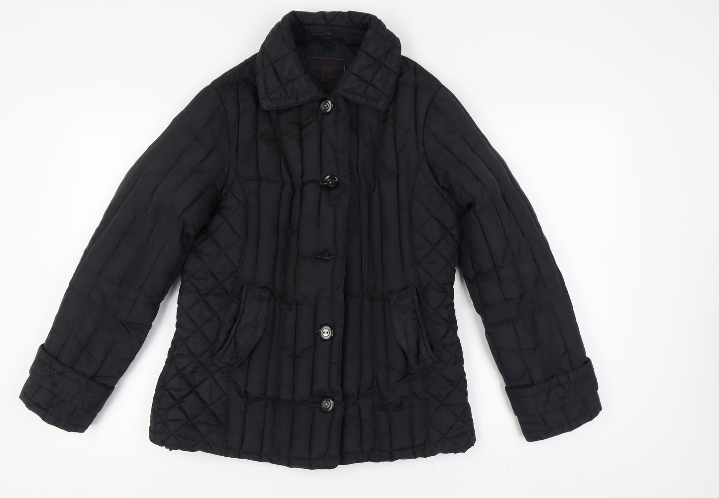 Marks and Spencer Women's Black Quilted Jacket M