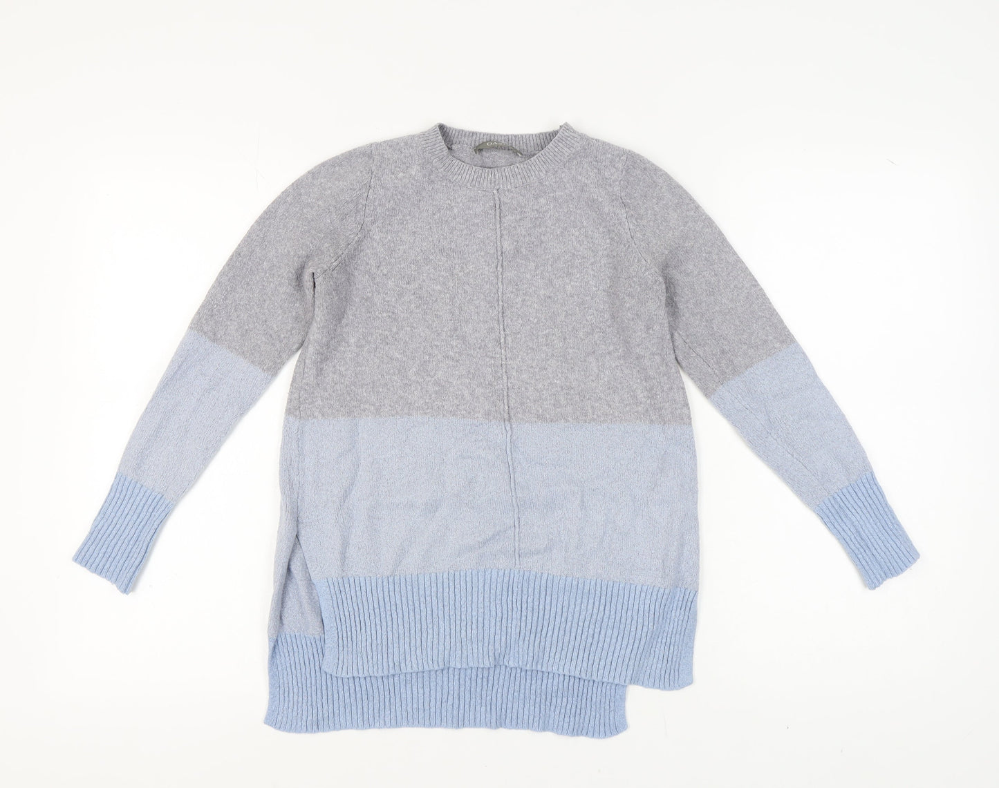 Oasis Women's Grey Pullover Jumper XS Relaxed Fit