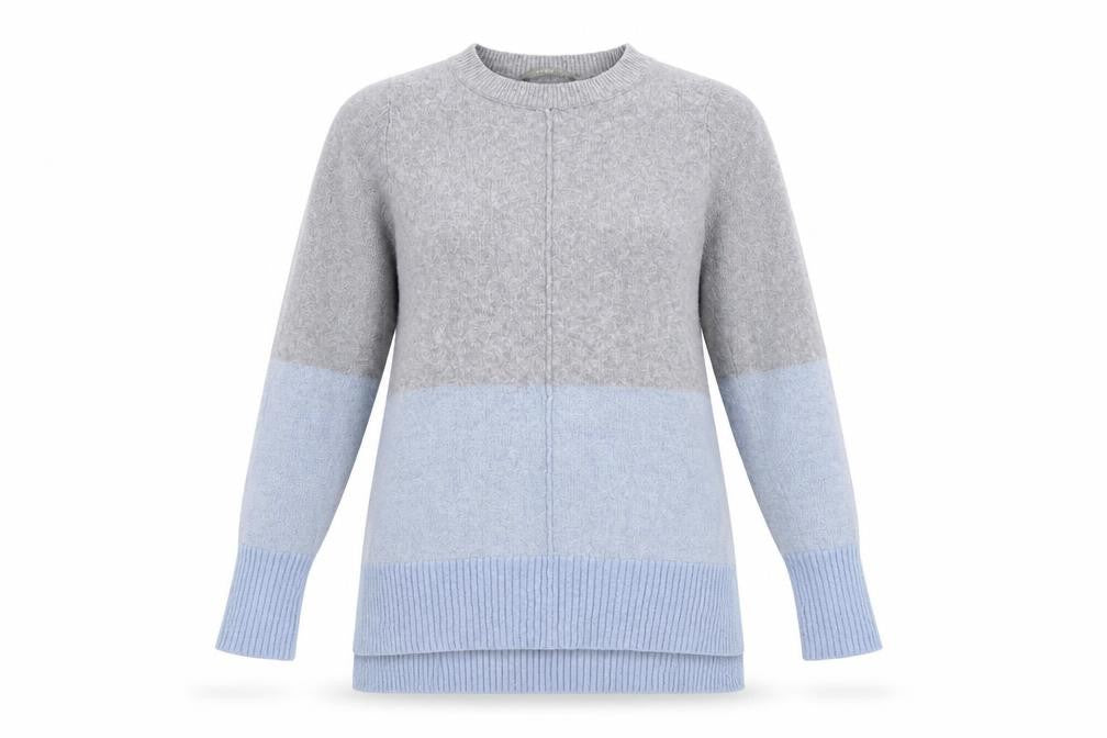Oasis Women's Grey Pullover Jumper XS Relaxed Fit
