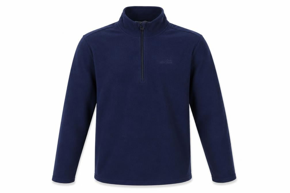 Peter Storm Men's Blue Fleece 1/4 Zip Jumper L