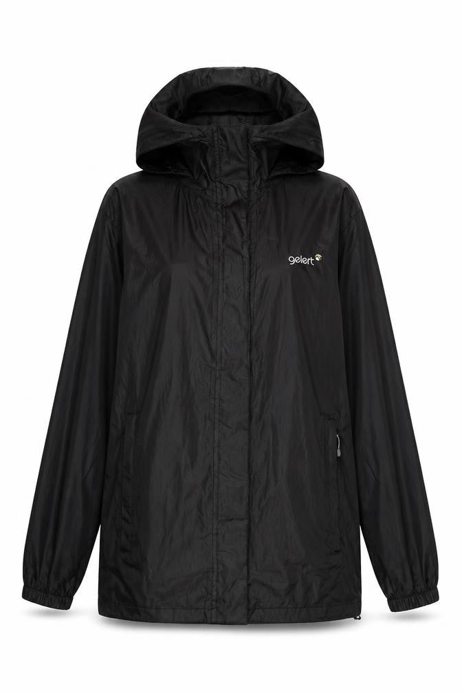 Gelert Unisex Black XS Lightweight Rain Coat
